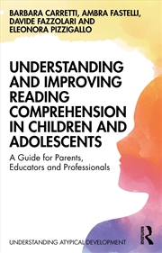 Buy Understanding and Improving Reading Comprehension in Children and Adolescents