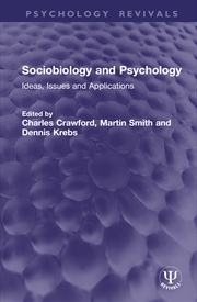 Buy Sociobiology and Psychology