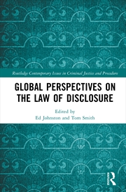 Buy Global Perspectives on the Law of Disclosure