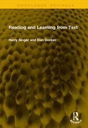 Buy Reading and Learning from Text