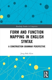 Buy Form and Function Mapping in English Syntax