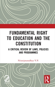 Buy Fundamental Right to Education and The Constitution