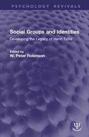 Buy Social Groups and Identities