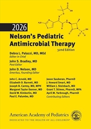 Buy 2026 Nelson's Pediatric Antimicrobial Therapy
