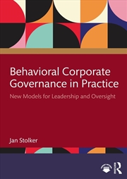 Buy Behavioral Corporate Governance in Practice