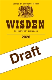 Buy Wisden Cricketers' Almanack 2026