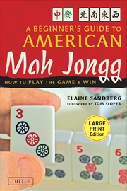 Buy Beginner's Guide to American Mah Jongg: Large Print Edition