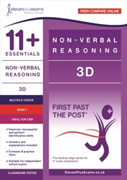 Buy 11+ Essentials - 3-D Non-verbal Reasoning Book 1 (First Past the Post) - CEM (Durham University)