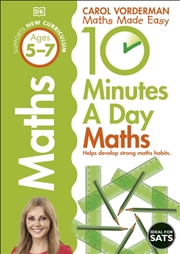 Buy 10 Minutes A Day Maths, Ages 5-7 (Key Stage 1) : Supports the National Curriculum, Helps Develop Str