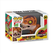 Buy Jurassic Park - Tiger Raptor Pop! Vinyl