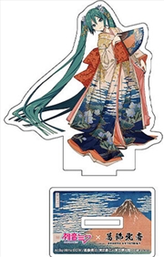 Buy Hatsune Miku x Katsushika Hokusai iXima - Die-Cut Acrylic Stand - Fine Wind Clear Morning