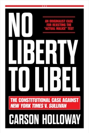 Buy No Liberty to Libel