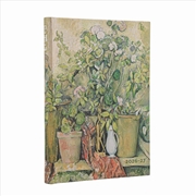 Buy 2027 Cezanne S Terracotta Pots And Flowers Midi 18-Month Hardcover Dayplanner Elastic Band Closure H