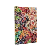 Buy 2027 Gaudi S Sun Gaudi S Mosaics Mini 18-Month Hardcover Dayplanner Wrap Closure Horizontal