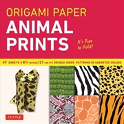 Buy Origami Paper - Animal Prints - 8 1/4" - 49 Sheets