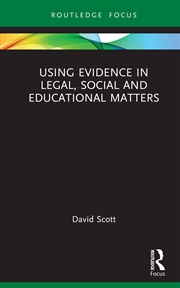 Buy Using Evidence in Legal, Social and Educational Matters