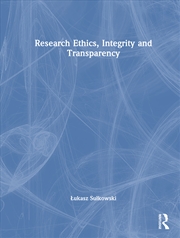 Buy Research Ethics, Integrity, and Transparency