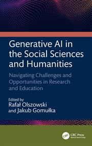 Buy Generative AI in the Social Sciences and Humanities