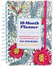 Buy 18-Month Coloring Planner: July 2026-December 2027