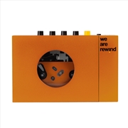 Buy We Are Rewind Portable Cassette Player & Recorder - Serge, Orange