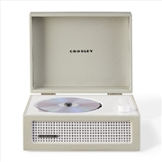 Buy Crosley Voyager Portable Retro CD Player with Stereo Bluetooth Speakers, FM Radio - Dune
