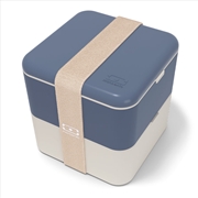 Buy Monbento Mb Square Bento Box - Blue Natural