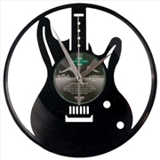 Buy Yesterday's Vinyl Wall Clock Guitar 30cm