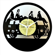 Buy Yesterday's Vinyl Wall Clock Hippie Bus 30cm