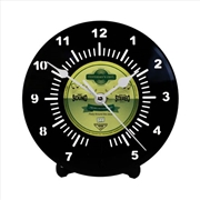 Buy Yesterday's Vinyl Desk Clock 18cm - Yellow and Green