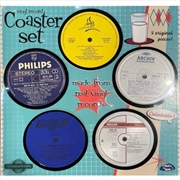 Buy Yesterday's Vinyl Coaster Set Of 8 Pieces - Assorted (Sent At Random)