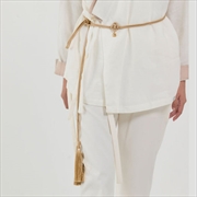 Buy [Bts Jung Kook Pick] Gwidorae Knot Tassel Belt Mini [Beige]
