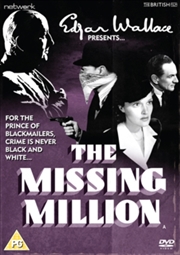 Buy Edgar Wallace Presents - The Missing Million (REGION 2)