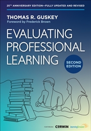 Buy Evaluating Professional Learning