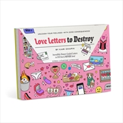 Buy Knock Knock Love Letters to Destroy Journal