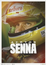 Buy Poster - F1 Ayrton Senna - 2023 Designed to Win