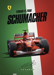 Buy Poster - F1 Ferrari F1-2000 - Michael Schumacher - World Champion 2000