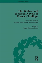 Buy Widow and Wedlock Novels of Frances Trollope