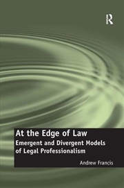 Buy At the Edge of Law