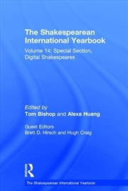 Buy Shakespearean International Yearbook