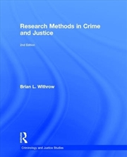 Buy Research Methods in Crime and Justice