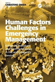 Buy Human Factors Challenges in Emergency Management