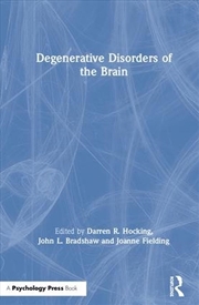 Buy Degenerative Disorders of the Brain
