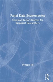 Buy Panel Data Econometrics