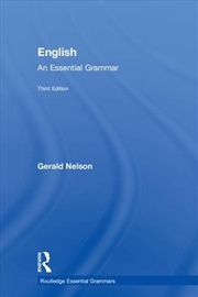 Buy English: An Essential Grammar
