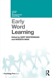 Buy Early Word Learning