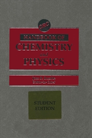 Buy CRC Handbook of Chemistry and Physics, Student Edition