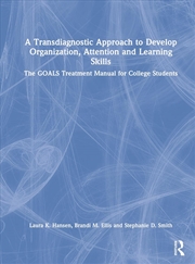 Buy Transdiagnostic Approach to Develop Organization, Attention and Learning Skills