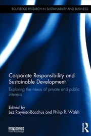 Buy Corporate Responsibility and Sustainable Development