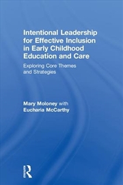 Buy Intentional Leadership for Effective Inclusion in Early Childhood Education and Care