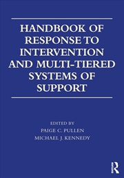 Buy Handbook of Response to Intervention and Multi-Tiered Systems of Support